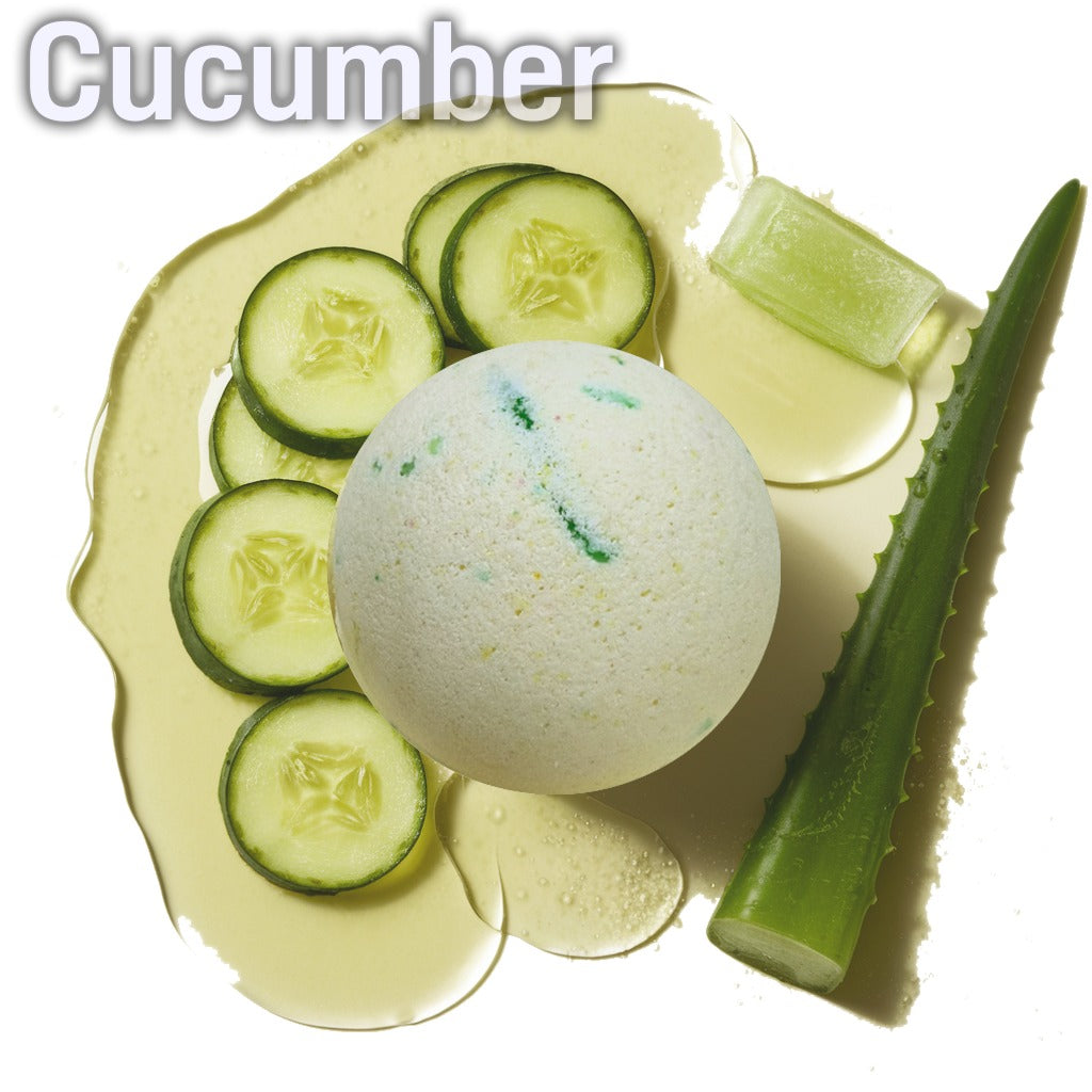 Cucumber – 105 g Fizzing Bath Bomb