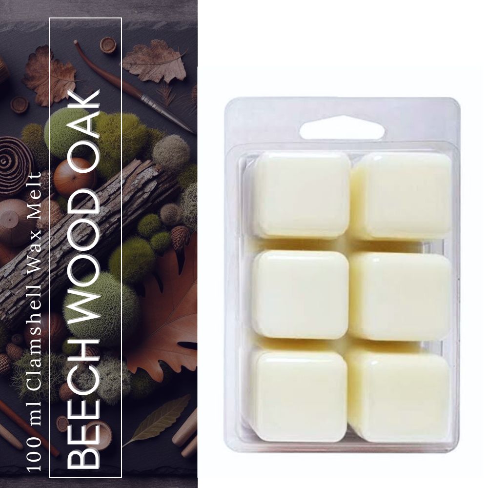 Beechwood Oakmoss Wax Melt (100g)