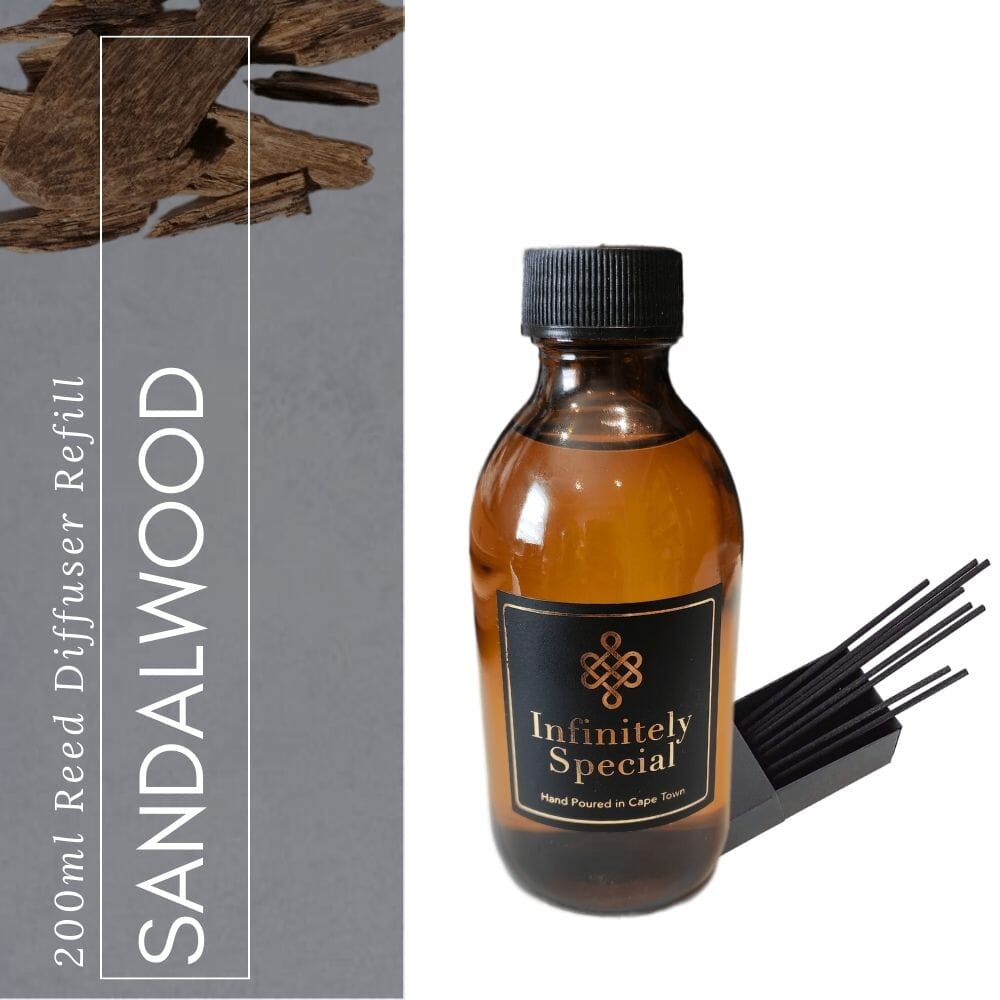 Sandalwood Reed Diffuser Refill (200ml) Signature Collection infinitelyspecial.co.za