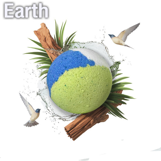 Earth  – 105 g Fizzing Bath Bomb