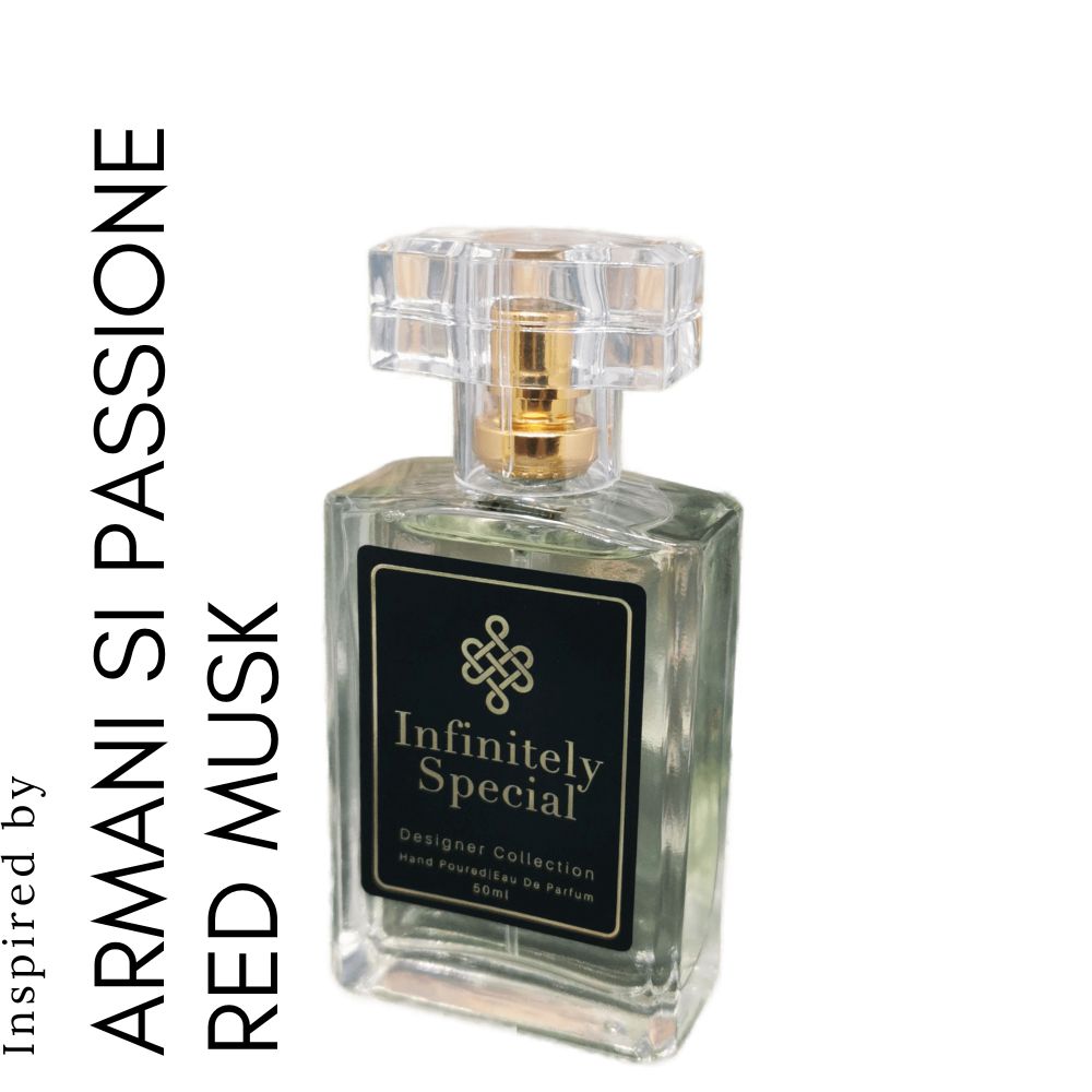 Inspired by  Armani SI Passione Red Musk