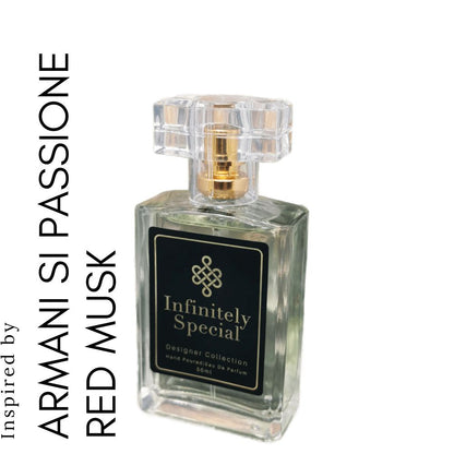 Inspired by  Armani SI Passione Red Musk