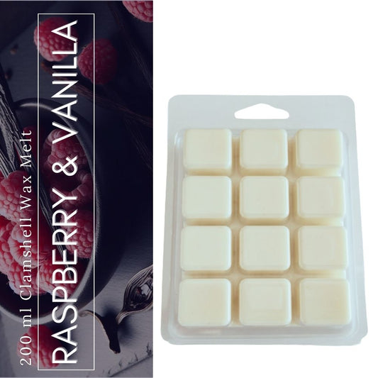 Raspberry & Vanilla Wax Melt (200g)