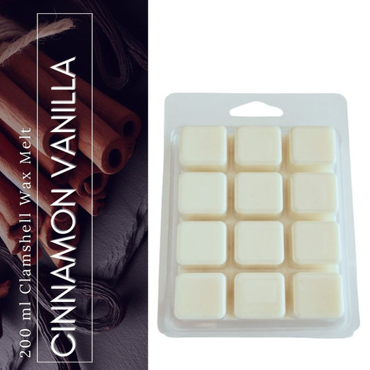 Cinnamon & Vanilla Wax Melt (200g)